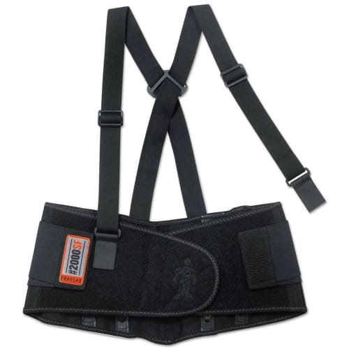 ProFlex 2000SF Soporte de espalda de spandex de alto rendimiento, mediano 30" x 34" cintura negro